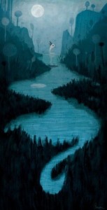 lelijke jonge eendje en de maan